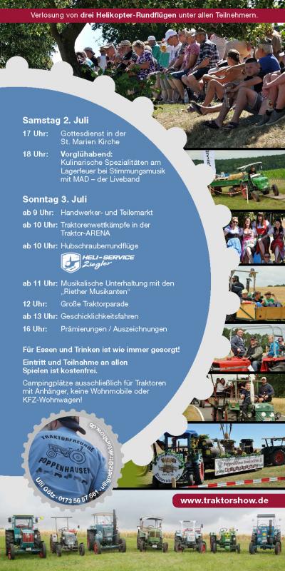 Flyer Traktortreffen Poppenhausen 2022 Seite 2