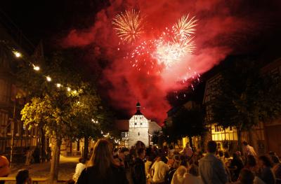 MDR Thüringen Sommernachtsball Heldburg Feuerwerk