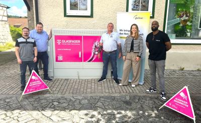 Spatenstich Glasfaserausbau Heldburg 2024