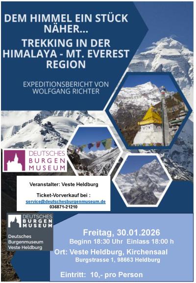 Plakat Himalaya Veste Heldburg