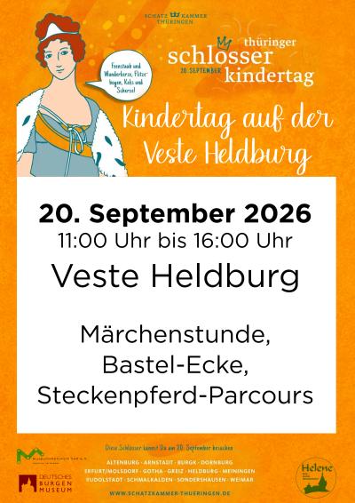 Plakat Schlösserkindertag Veste Heldburg 20092026