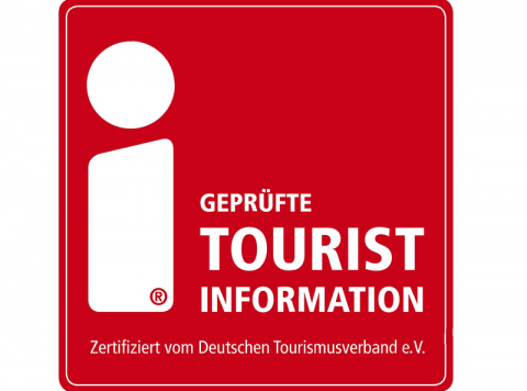 Touristinformation Schild zertifiziert