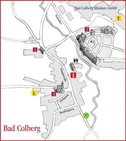 Stadt- und Wanderplan Bad Colberg